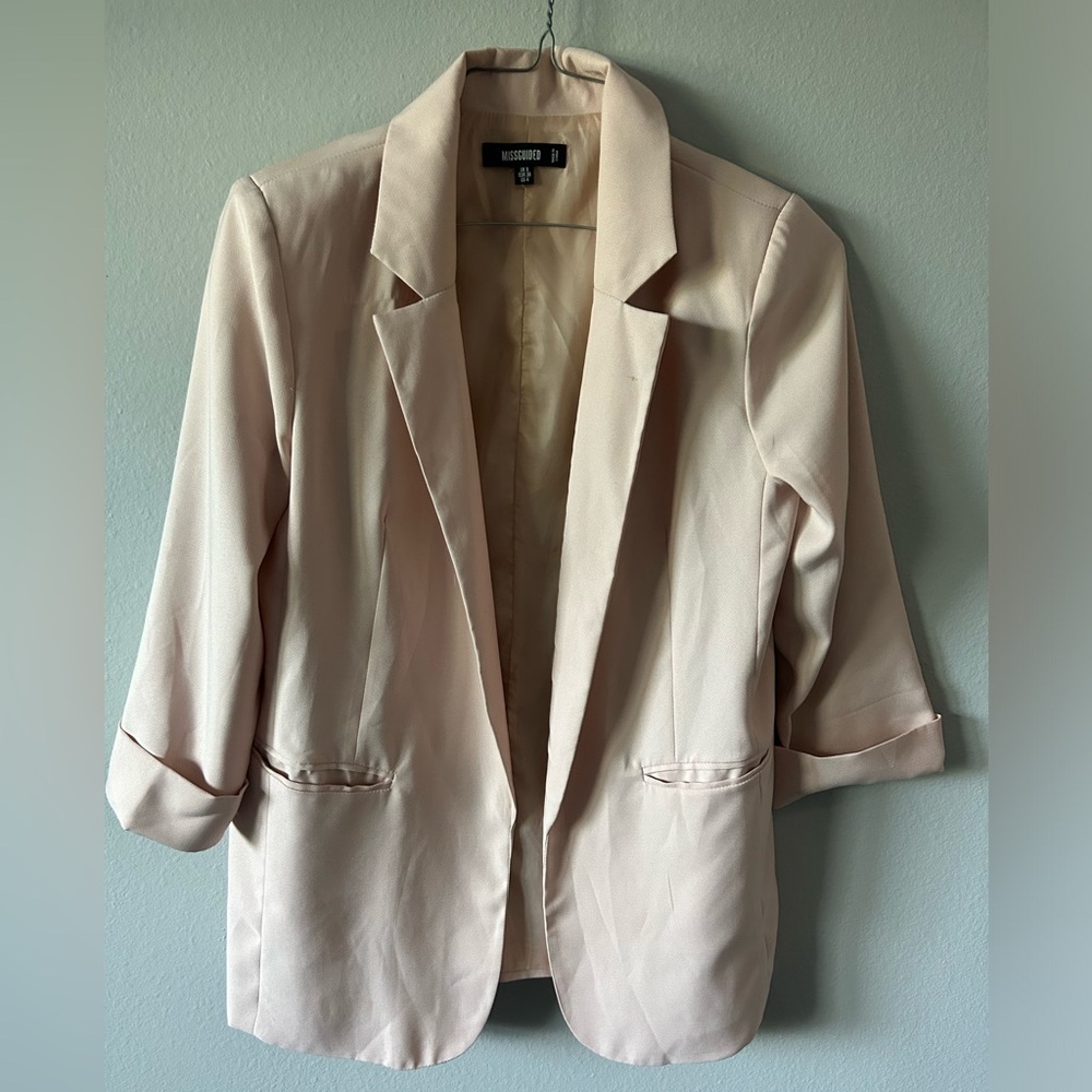 Pink blazer